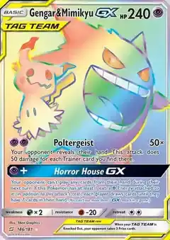 Gengar & Mimikyu GX card